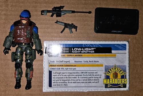 GI Joe 30th Low-Light V9 Slaughter's Marauders Battle Set Complete 2011 Figure