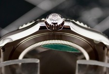 Rolex 40mm Yacht Master SS Platinum Bezel Blue Dial Mens Watch 116622 Box Card 9