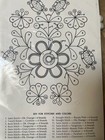 Vintage Coats & Clark 5830 Embroidery Stitchery Kit Heat Transfer Pattern — photo 4