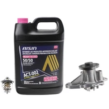 AISIN Pink Engine Coolant Water Pump Thermostat Kit For Camry Corolla Matrix L4