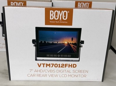 BOYO VTM7012FHD 7'' AHD/CVBS Digital Screen Car Rear View LCD Monitor