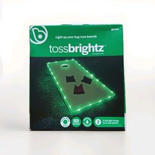 TossBrightz 2 LED Light Strings for 2 Cornhole Boards, Weather Resist, GRN - NEW