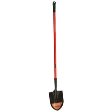 Ironton Round Head Shovel 44 in. w/Fiberglass Handle