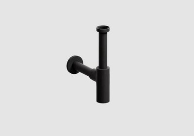 Clou InBe Design-Siphon typ 1 für Waschbecken, rund, mattschwarz(IB/06.53001.21)