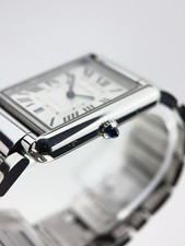 Cartier Tank XL Steel 31mm Automatic Men’s Watch WSTA0053 W/ Extension 2029 3