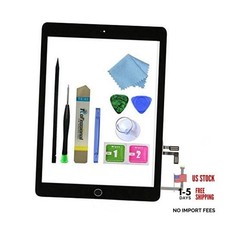 for iPad 5 2017 9.7 inch A1822, A1823 Touch Screen Digitizer Assembly Black