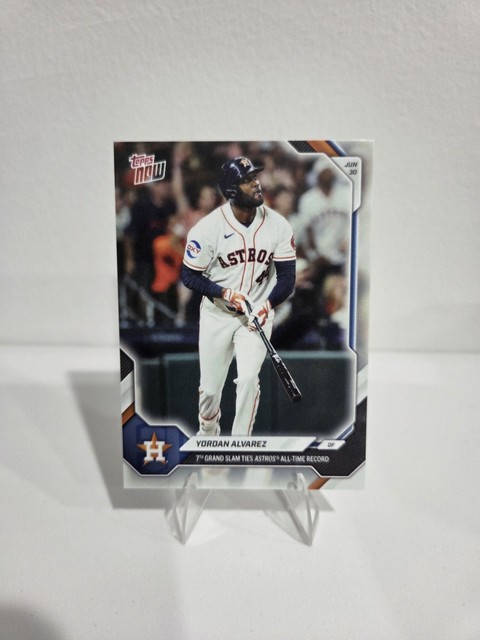 Yordan Alvarez - 2026 MLB Topps NOW® #398 Ties Club Record - Astros