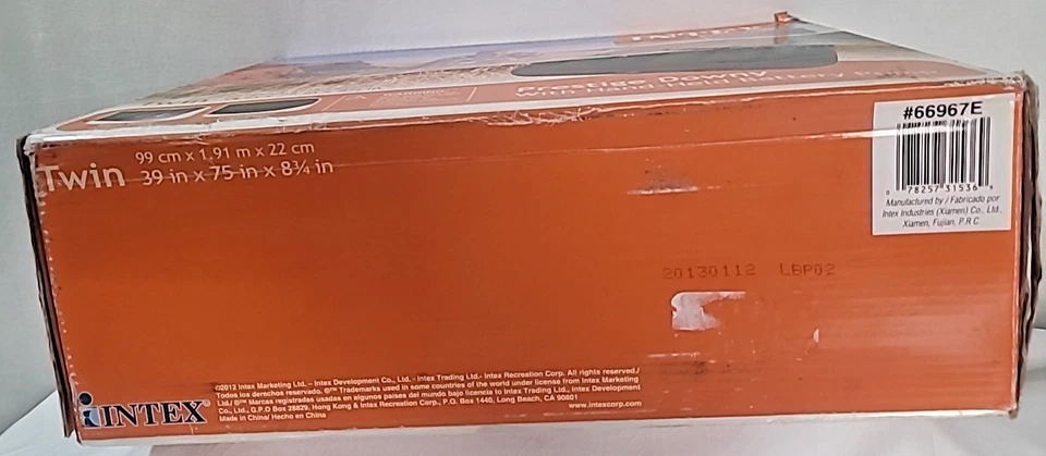 Intex Prestige Downy Airbed Kit with Hand Held Battery Pump, Twin 66967E - Image 3 of 4