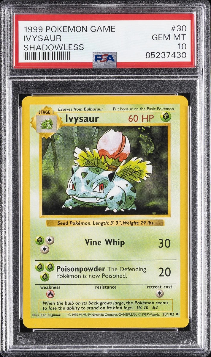 Ivysaur 030/102 Base Set (Shadowless) for sale | eBay