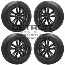 18 Ford Edge Gloss Black Wheels Rims Tires Oem 2015-2019 10043 18 Ford Edge Gloss Black Wheels Rims Tires Oem 2015-2019 10043