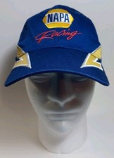 NAPA Racing Hat Strap Back Cap Mens One Size Blue Yellow  NASCAR Michael Waltrip