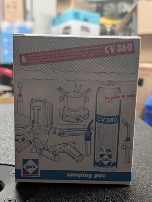 6x Camping Gaz CV360 Gaskartuschen Butan Gas OVP