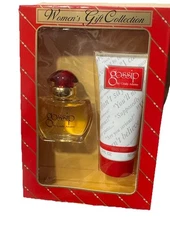GOSSIP BY CINDY ADAMS 1oz  Perfume/ 3oz  BODY LOTION  (GIFT SET) Vintage