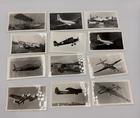 Lot 12 VTG Aviation Aircraft Photos 3x5 Military Airplane Press Photos WW2