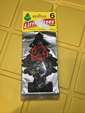 Little Trees Rose Thorn Scent Air Fresheners, 6 Pack for Car and Home