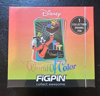 Disneyland World Of Color Figpin Blind Box DCA NEW Goofy Disney Pin Sealed