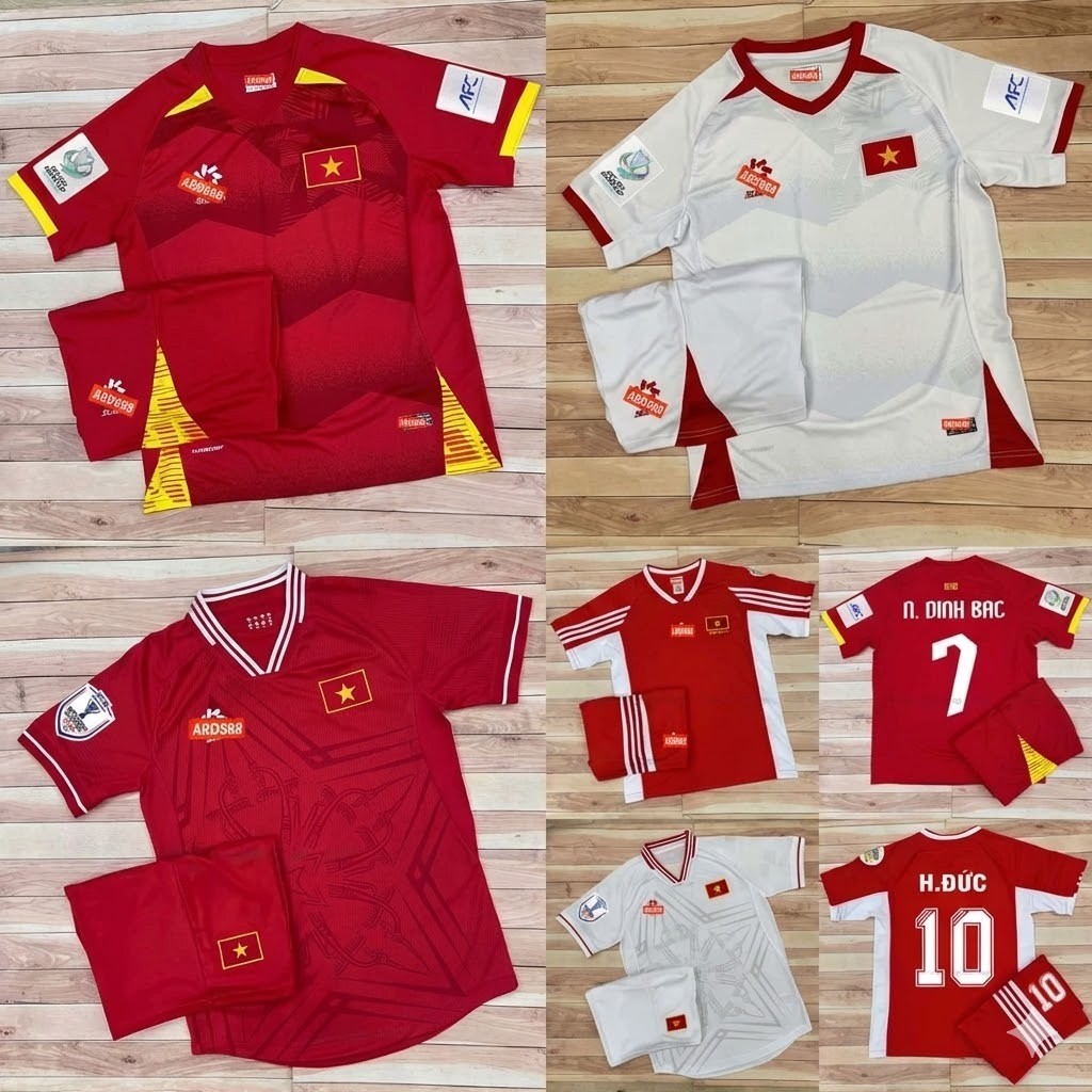 VIETNAM NATIONAL FOOTBALL TEAM SOCCER JERSEY AFC AFF 2026 Quang