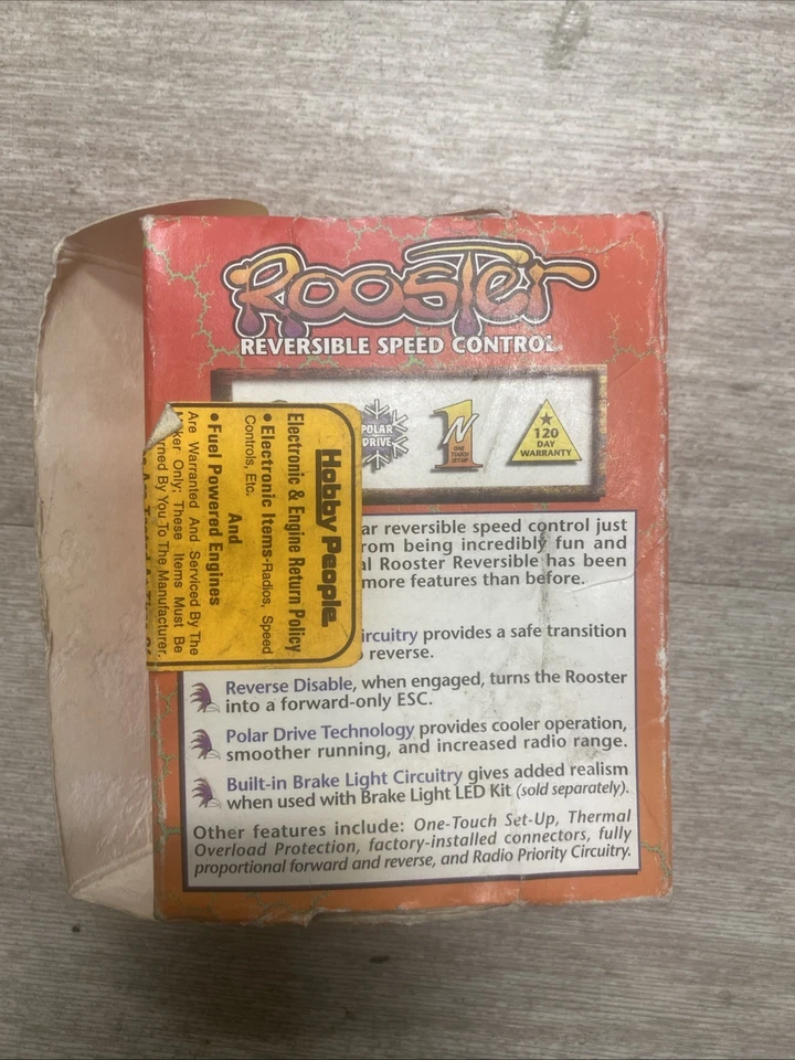 Vintage Double Novak Rooster Reversible ESC Combo For E Maxx Traxxas  Tested. - Image 2 of 4