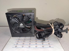 Corsair CX600M 75-002018 600W Modular Power Supply Includes Cables TESTED 