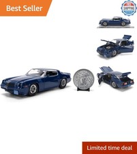Juguetes Billy's Chevrolet Camaro Z28 azul oscuro con moneda coleccionable Stranger Th...