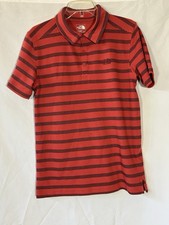 THE NORTH FACE RED FLASH DRY HIKING GOLF PERFORMANCE POLO SHIRT MENS MEDIUM
