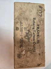 Vintage Franklin Rotary Tattoo Outfit For Livestock