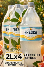 Fresca Grapefruit Citrus Sparkling Soda Water 2L Bottles Pack of 4 FREESHIP