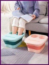Foldable Footbath Massage Bucket Soaking Bucket Folding Basin Spa Foot Bath Buck