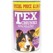 Tex Chunks with Poultry Pack of 6 x 1.2kg 2.68 per kilo