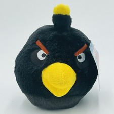 Angry Birds Black Bomber 5" Plush Stuffed Animal Doll Sound Doesn  t Work