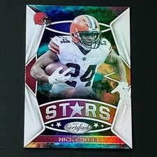 Nick Chubb 2021 Panini Certified Stars #CS-7 Cleveland Browns 🏈 Football Card