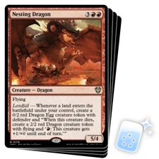 NESTING DRAGON X4 Outlaws Of Thunder Junction: Commander Magic MTG MINT CARD