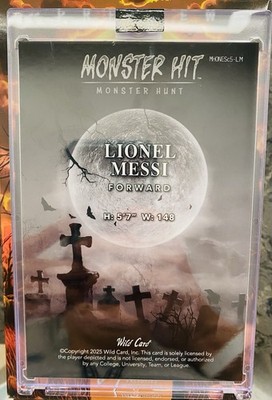 2025 NATIONAL CHICAGO EXCLUSIVE 1/1 WILD CARD MONSTER HITS LIONEL