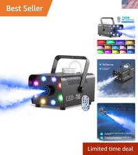 Automatic 700W Fog Machine with Independent LED Control for Stunning Light Shows