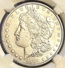 1885-P MORGAN SILVER DOLLAR in Extremely Fine to Almost Uncirculated condition 2