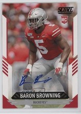2021 Score Rookies Signatures Baron Browning #385 Auto 1hq0