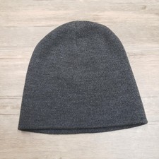 Urban Outfitters Hat Beanie One Size Gray Knit Made In USA Classic Winter Mens