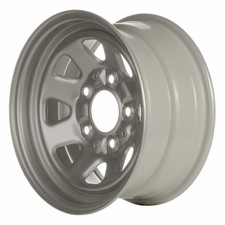 01160 Reconditioned Steel Wheel 15x7 Medium Silver Sparkle Full Painted