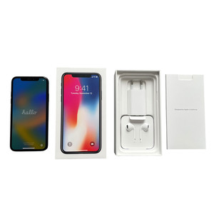 Apple iPhone X • 64GB • Space Grau • Ohne Simlock • mit OVP • 90% Akku
