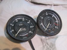 Vintage Daimler Majestic Dart Speedometer And Rev Counter