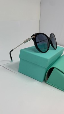 Tiffany & Co. TF4189B 8001/9S Cat Eye Black Womens Sunglasses 55mm