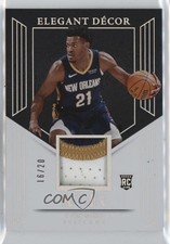 2024 Panini Noir Elegant Décor Rookie Jerseys International 16/20 Yves Missi 1o2