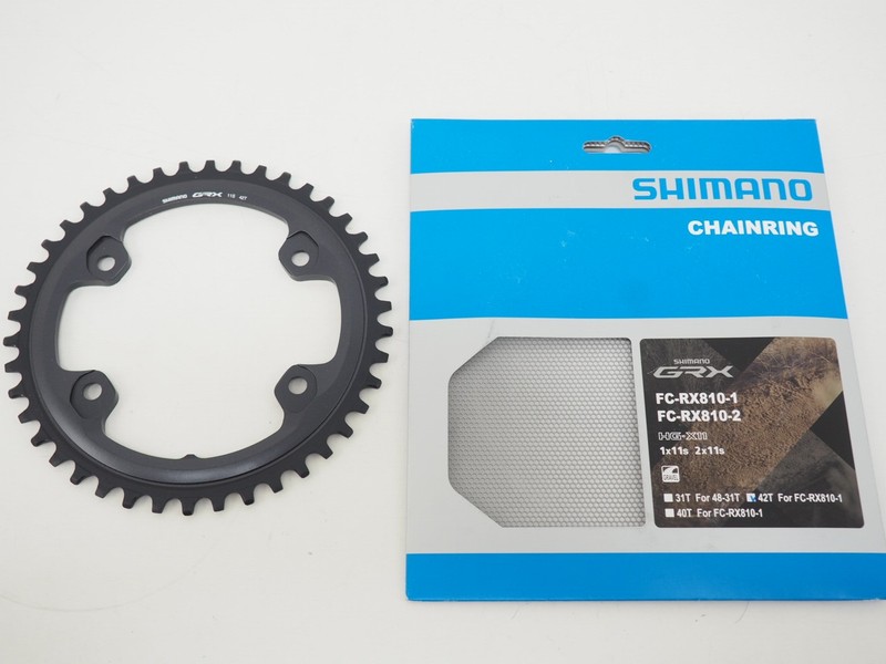 NEW! Shimano GRX FC-RX810-1 42-Tooth 1x11-Speed 1x Gravel Bike Chaingring