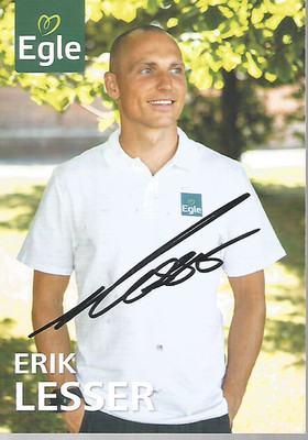 Erik Lesser  Biathlet   handsigniert