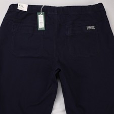 Men's Alpine Design Hike Pants XXL Deep Navy Outdoor Organic Cotton Stretch NWT