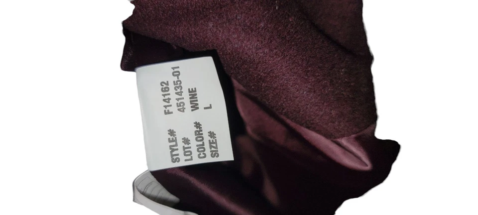 Mujer French CONNECTION~Abrigo Mezcla Lana~Talla Grande~Color Vino~ENVÍO GRATUITO Foto 3 de 4