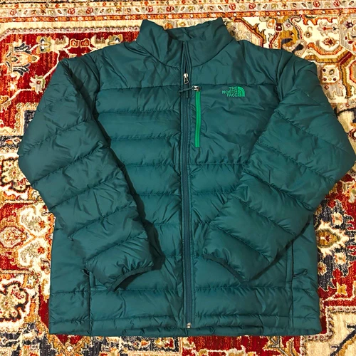 The North Face Aconcagua Men's 550 Down Puffer Jacket Full Zip Green XL - product listing photo