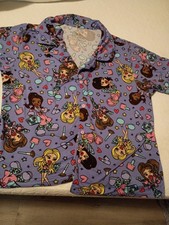 Bratz Pj Shirt -Button Down Top in Lavender~