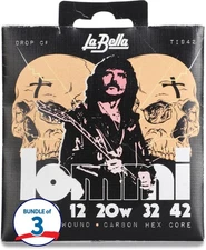 La Bella Tony Iommi Signature Guitar String Set (3 Pack) - .009-.042 Ultra Light