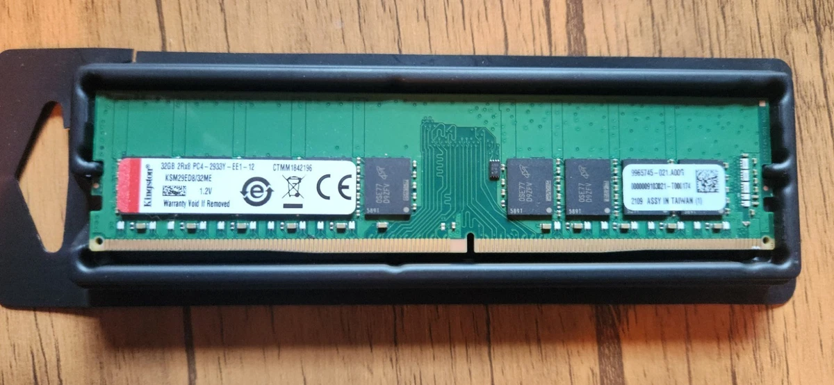 動作品】キングストンDDR4 32GB PC4-2666V-RE4-13① PCパーツ 【動作品